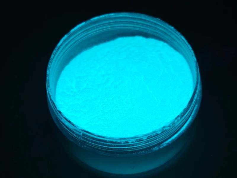 Polvo Luminoso Verde Azul